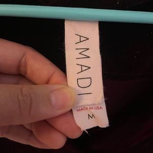 Anthropologie Amadi Greta velvet dress.Size M (RUNS LARGE, I fit it & wear L/XL)